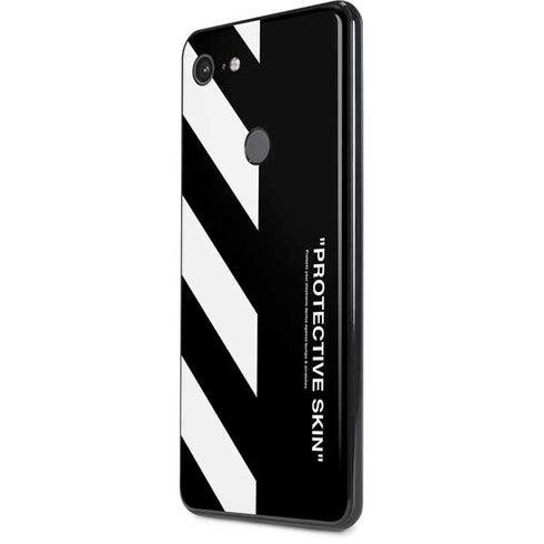 Black and White Stripes Google Pixel 3 XL Skin
